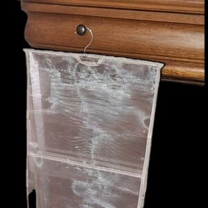 Clear Over-the-Door Hanging Closet Organizer - Clear Mesh